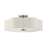 3_Solstice 22" Wide Brushed Nickel Ceiling Light more views