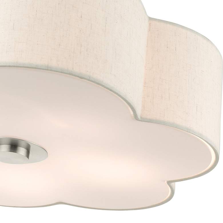 Image 7 Solstice 22" Wide Brushed Nickel Ceiling Light more views