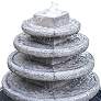 Solstice 28 1/2" High Trevia Graystone LED Outdoor Fountain