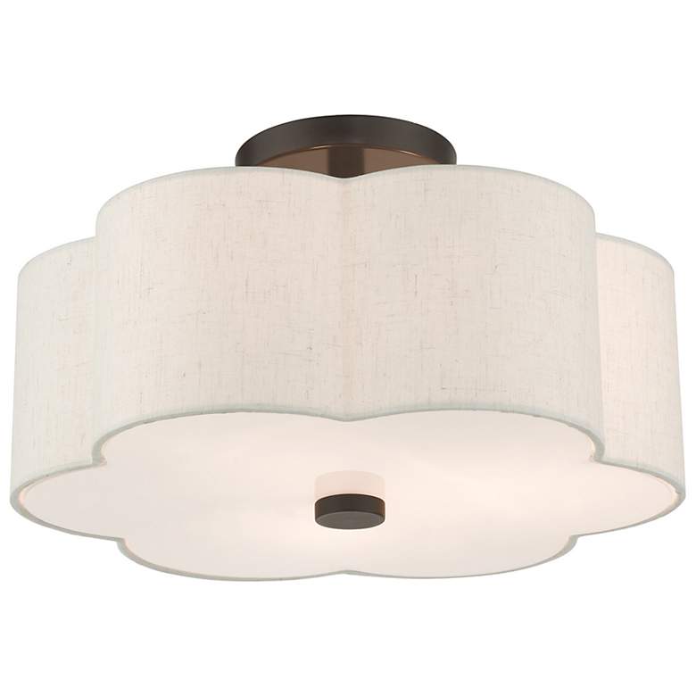 Image 4 Solstice 3 Light English Bronze Semi Flush more views