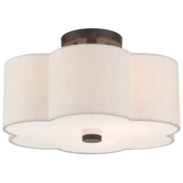 Image 6 Solstice 3 Light English Bronze Semi Flush more views