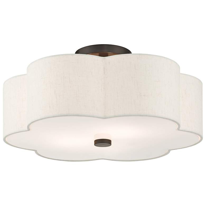 Image 7 Solstice 3 Light English Bronze Semi Flush more views