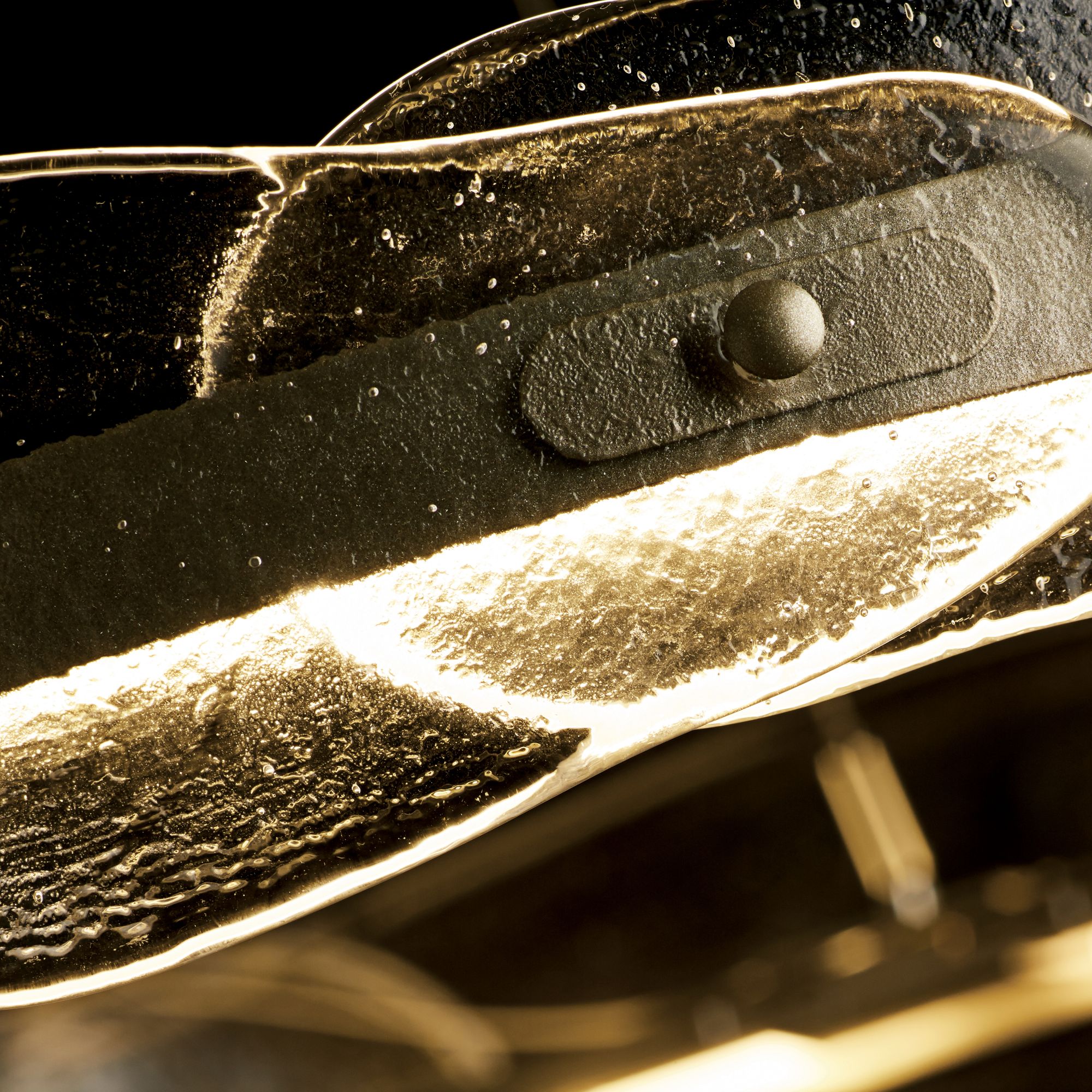 Image 5 Solstice 35 3/4" Wide Soft Gold and Glass LED Pendant Light - Made to Order more views