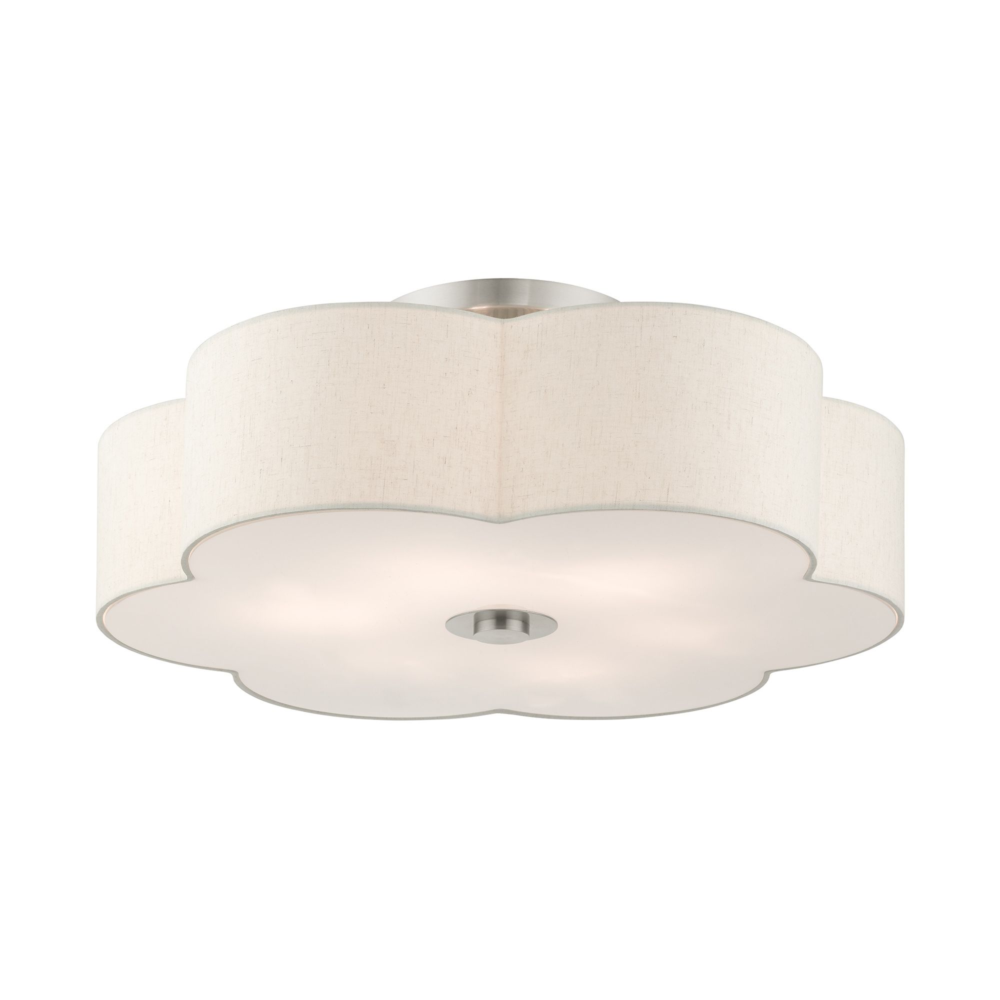 Image 6 Solstice 6 Light Brushed Nickel Semi Flush more views