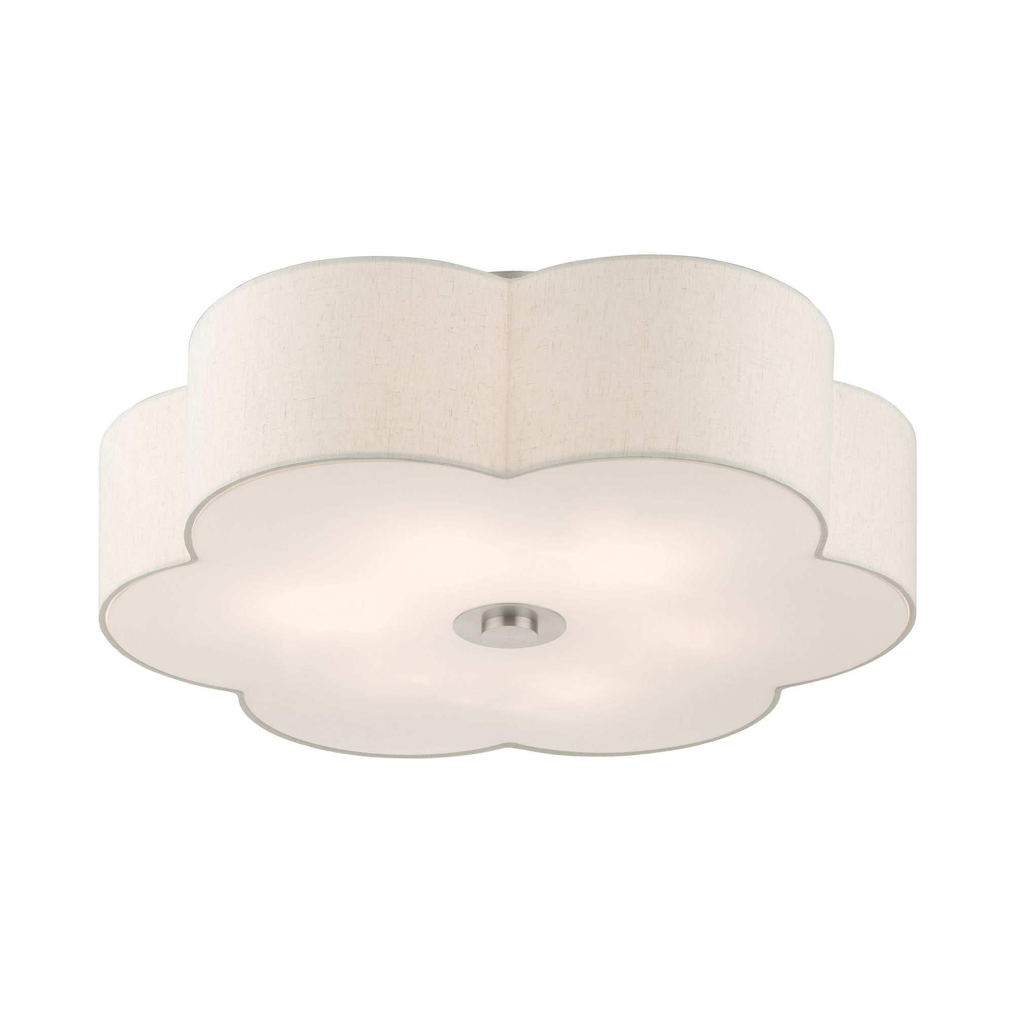 Image 7 Solstice 6 Light Brushed Nickel Semi Flush more views