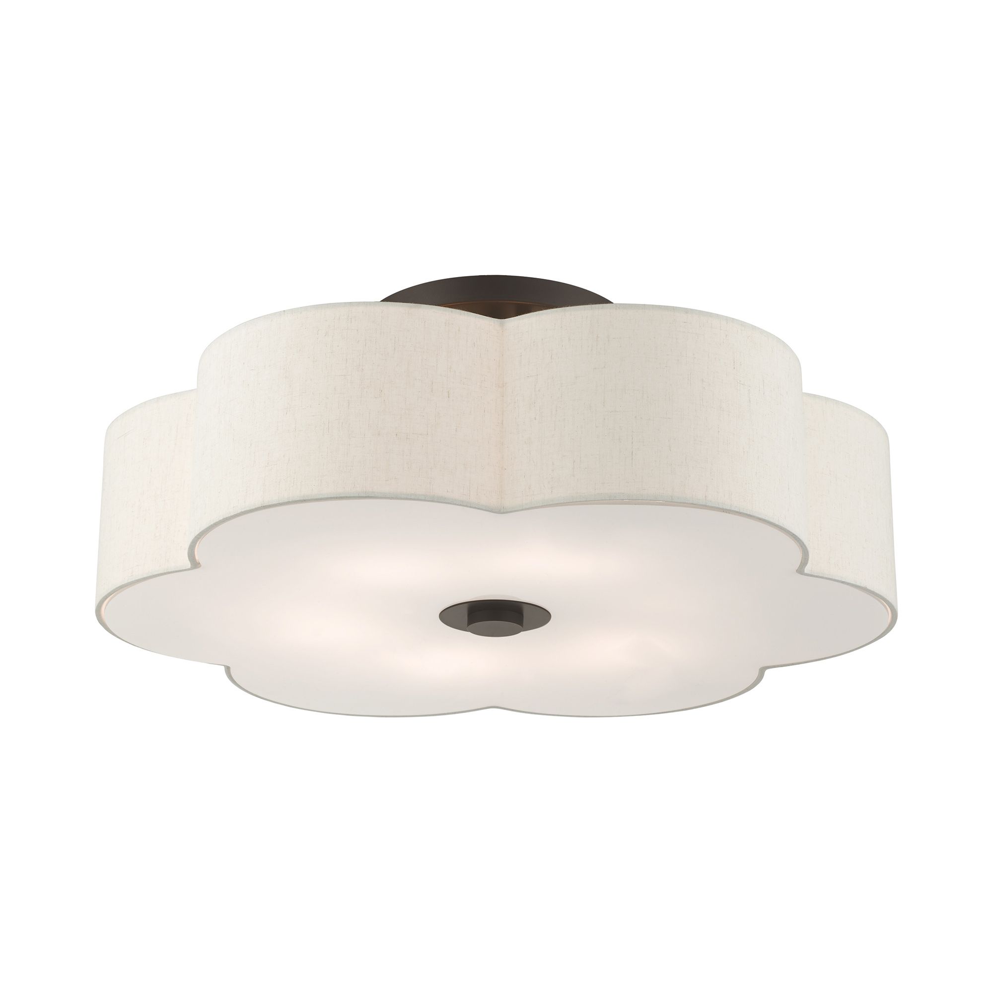Image 5 Solstice 6-Light English Bronze Semi Flush Ceiling Light more views