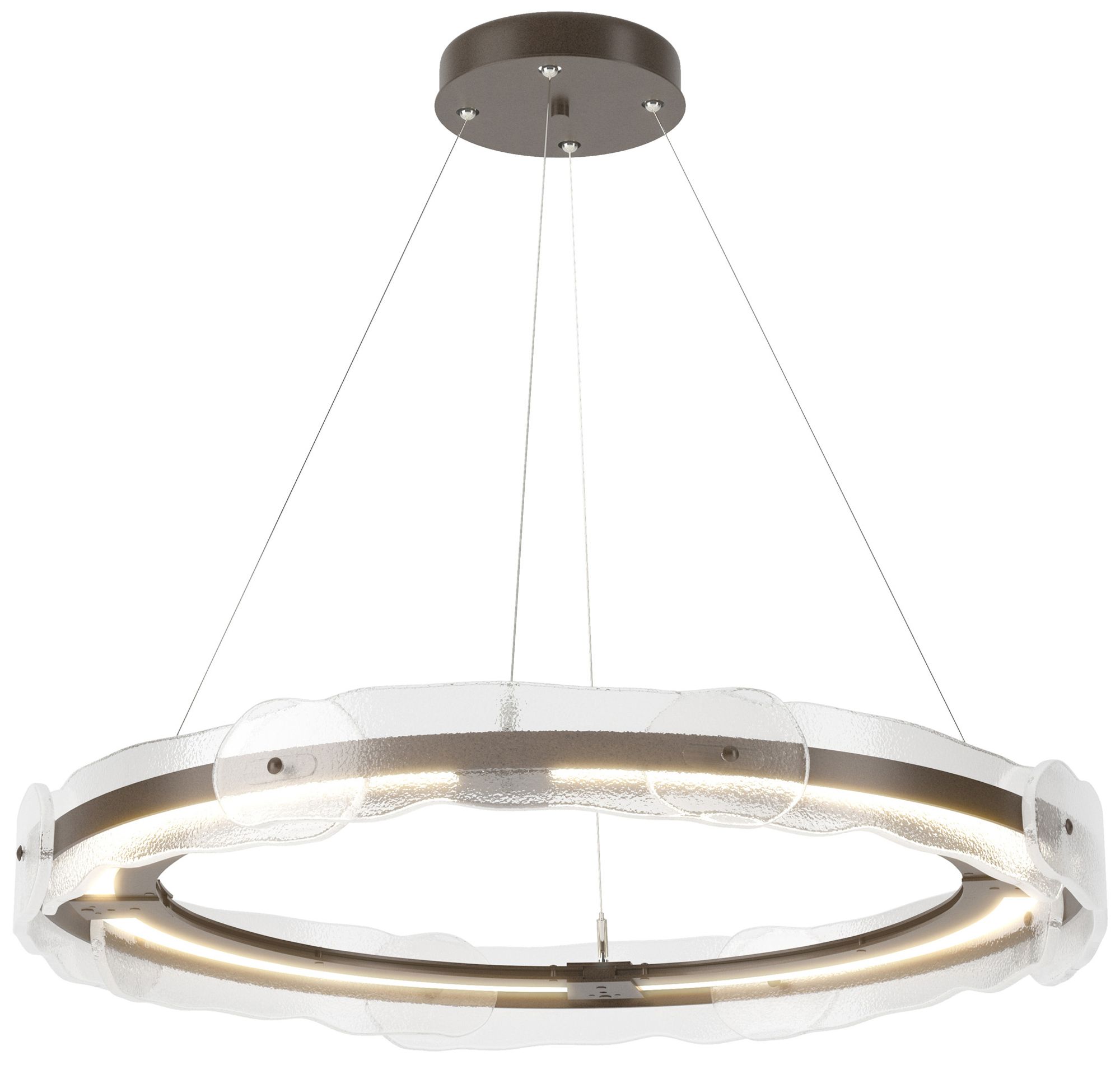 Solstice LED Pendant - Bronze - Clear - Made to Order