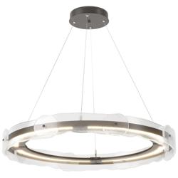 Solstice LED Pendant - Dark Smoke - Clear