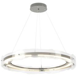 Solstice LED Pendant - Sterling - Clear