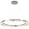 Solstice LED Pendant - Sterling - Clear