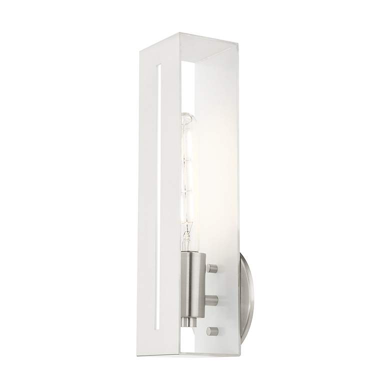 Image 7 Soma 1 Light Brushed Nickel ADA Singe Sconce more views