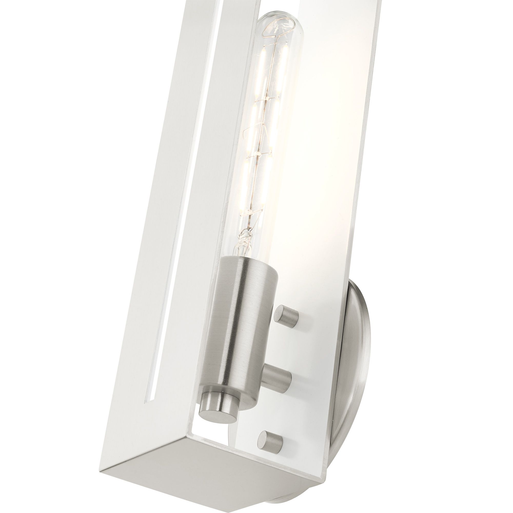 Soma 1 Light Brushed Nickel ADA Singe Sconce