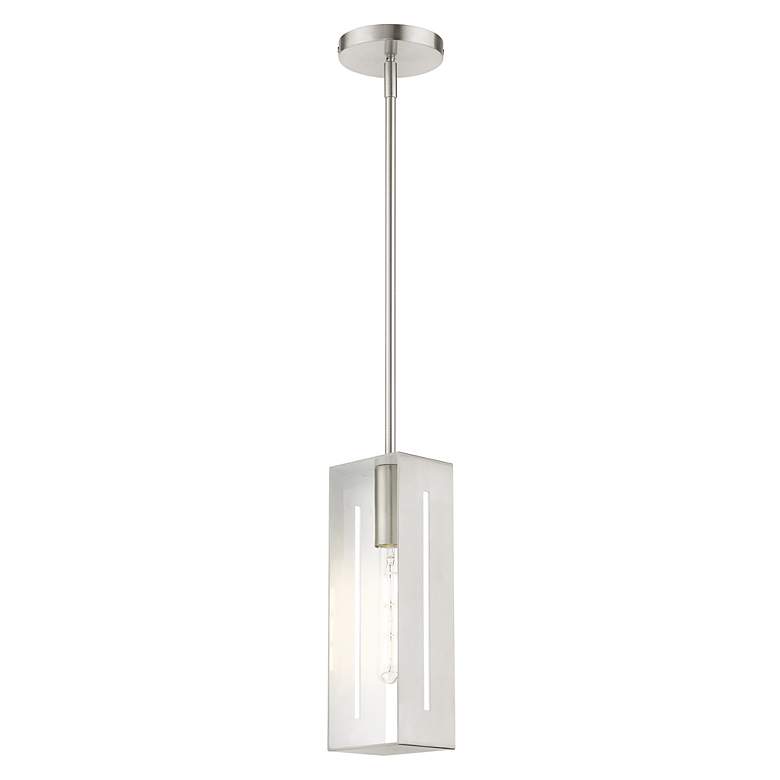 Image 6 Soma 1 Light Brushed Nickel Pendant more views