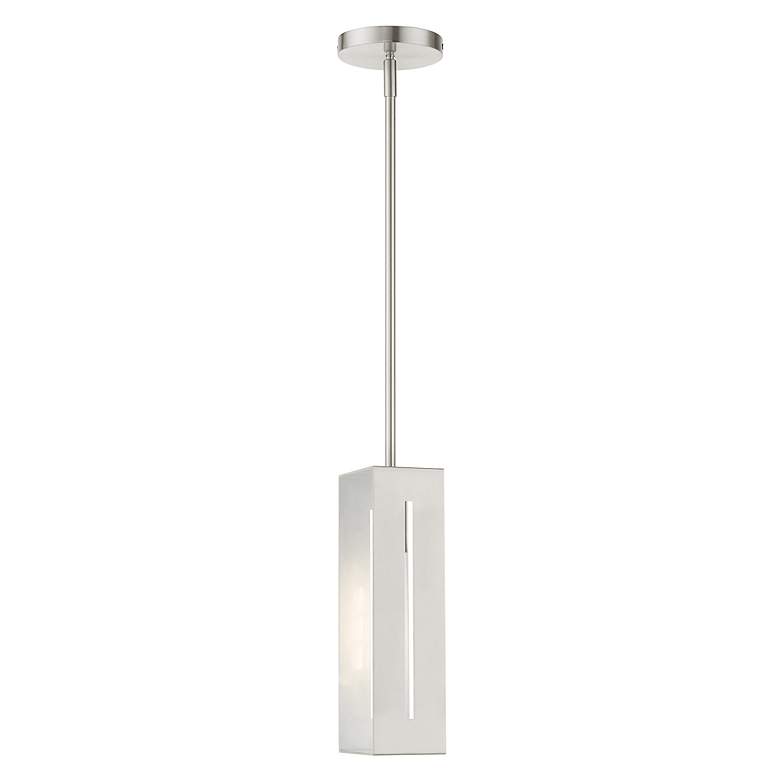 Image 7 Soma 1 Light Brushed Nickel Pendant more views