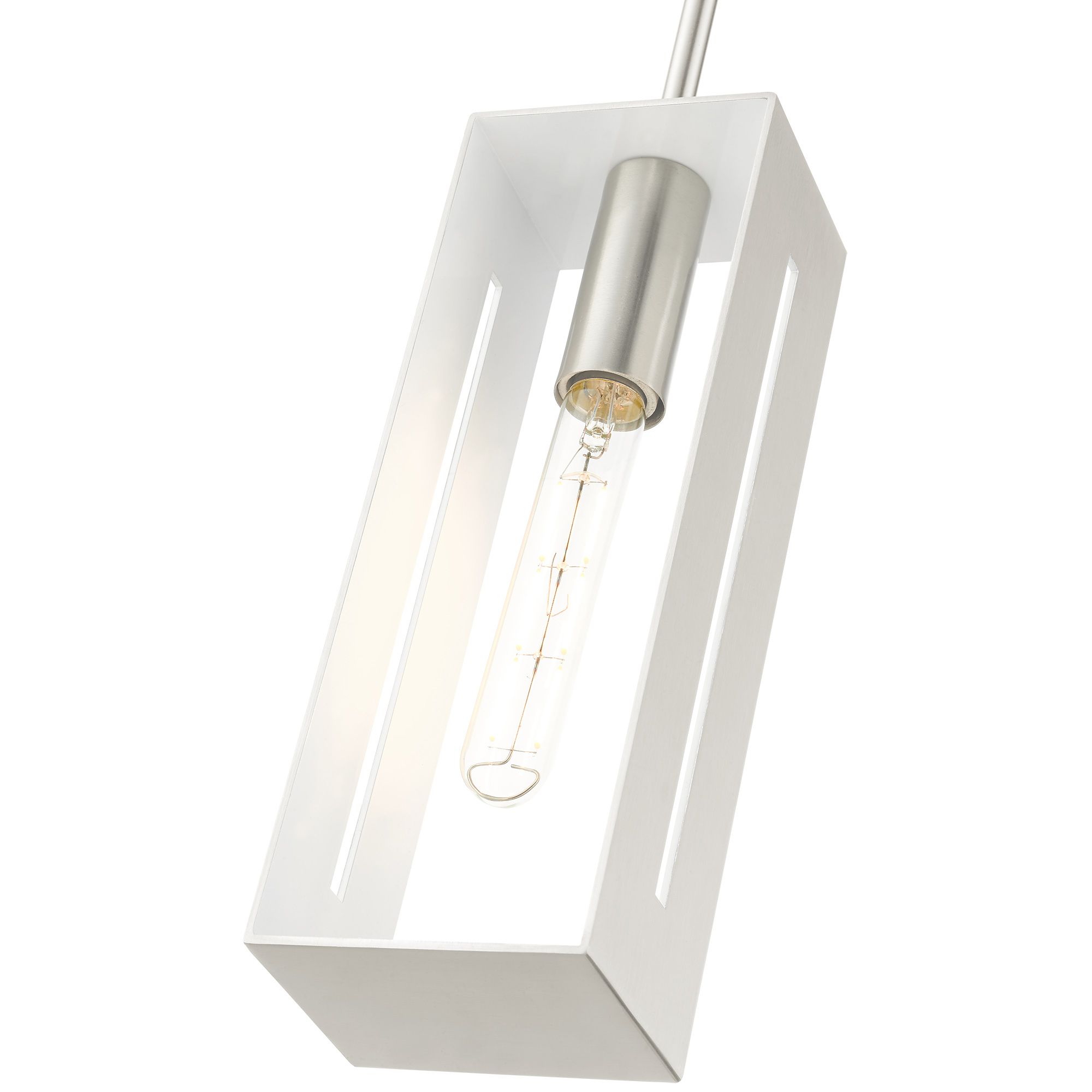 Soma 1 Light Brushed Nickel Pendant
