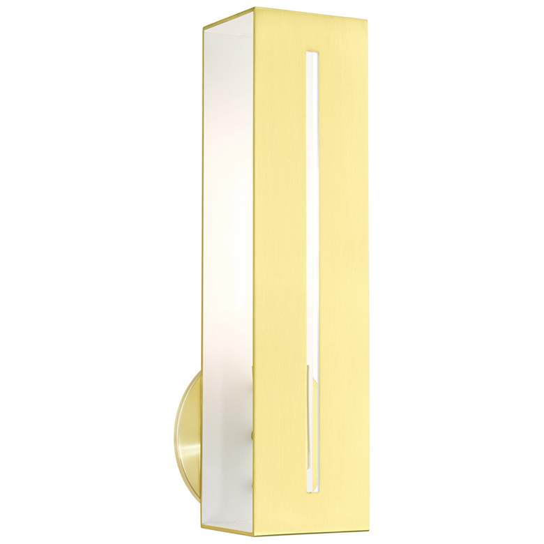 Image 1 Soma 1 Light Satin Brass ADA Singe Sconce