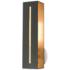 Soma 1 Light Textured Black with Brushed Nickel Accents ADA Singe Sconce