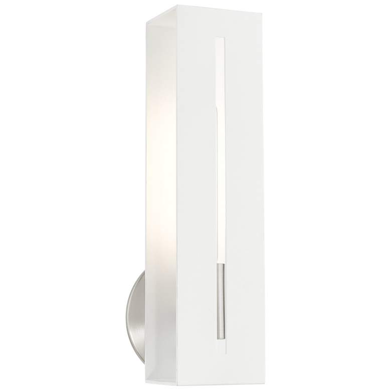 Image 1 Soma 1 Light Textured White ADA Sconce