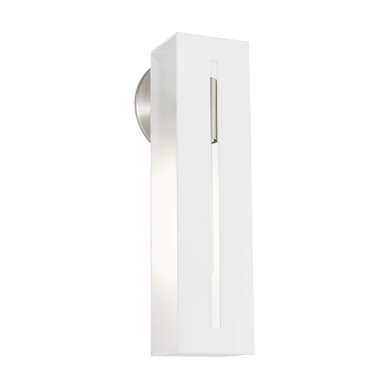 Image 6 Soma 1 Light Textured White ADA Sconce more views