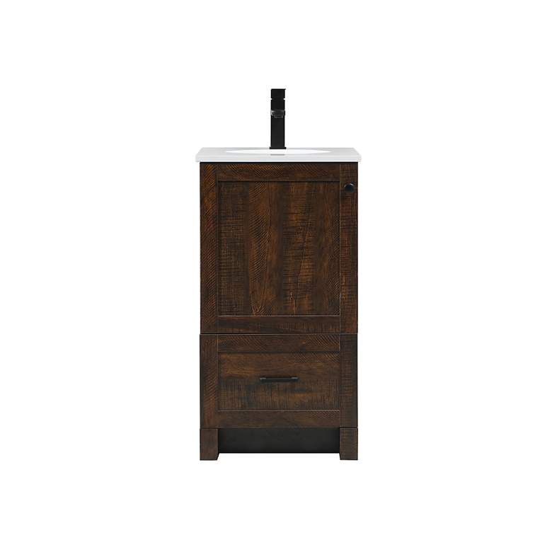 Image 3 Soma 18" Wide Expresso Single Sink Bathroom Vanity more views