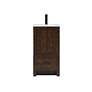 3_Soma 18" Wide Expresso Single Sink Bathroom Vanity more views