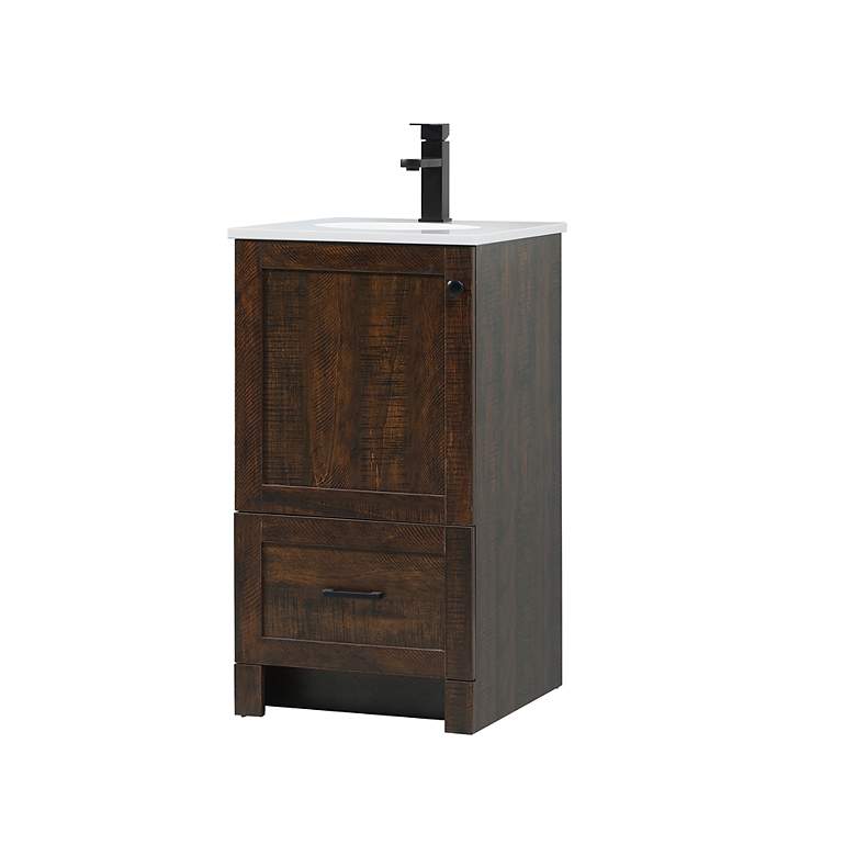Image 4 Soma 18" Wide Expresso Single Sink Bathroom Vanity more views