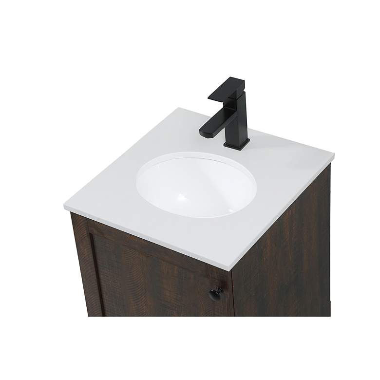 Image 7 Soma 18" Wide Expresso Single Sink Bathroom Vanity more views