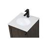 7_Soma 18" Wide Expresso Single Sink Bathroom Vanity more views