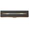 Soma 18" Wide Textured Black Vanity Bath Light