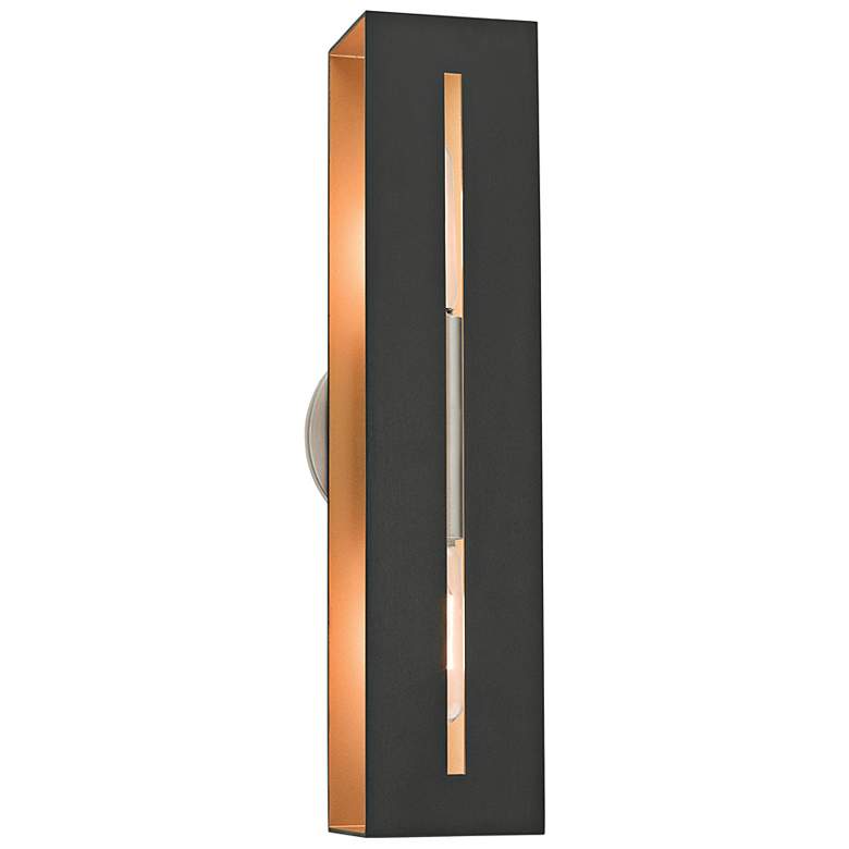 Image 7 Soma 18" Wide Textured Black Vanity Bath Light more views