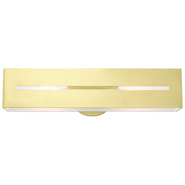 Image 1 Soma 2 Light Satin Brass ADA Vanity Sconce