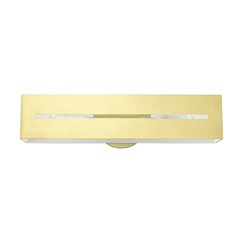 Image 2 Soma 2 Light Satin Brass ADA Vanity Sconce more views
