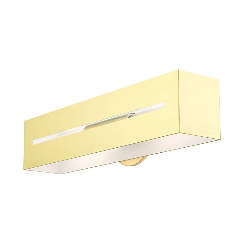 Image 5 Soma 2 Light Satin Brass ADA Vanity Sconce more views