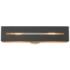 Soma 2 Light Textured Black with Brushed Nickel Accents ADA Vanity Sconce