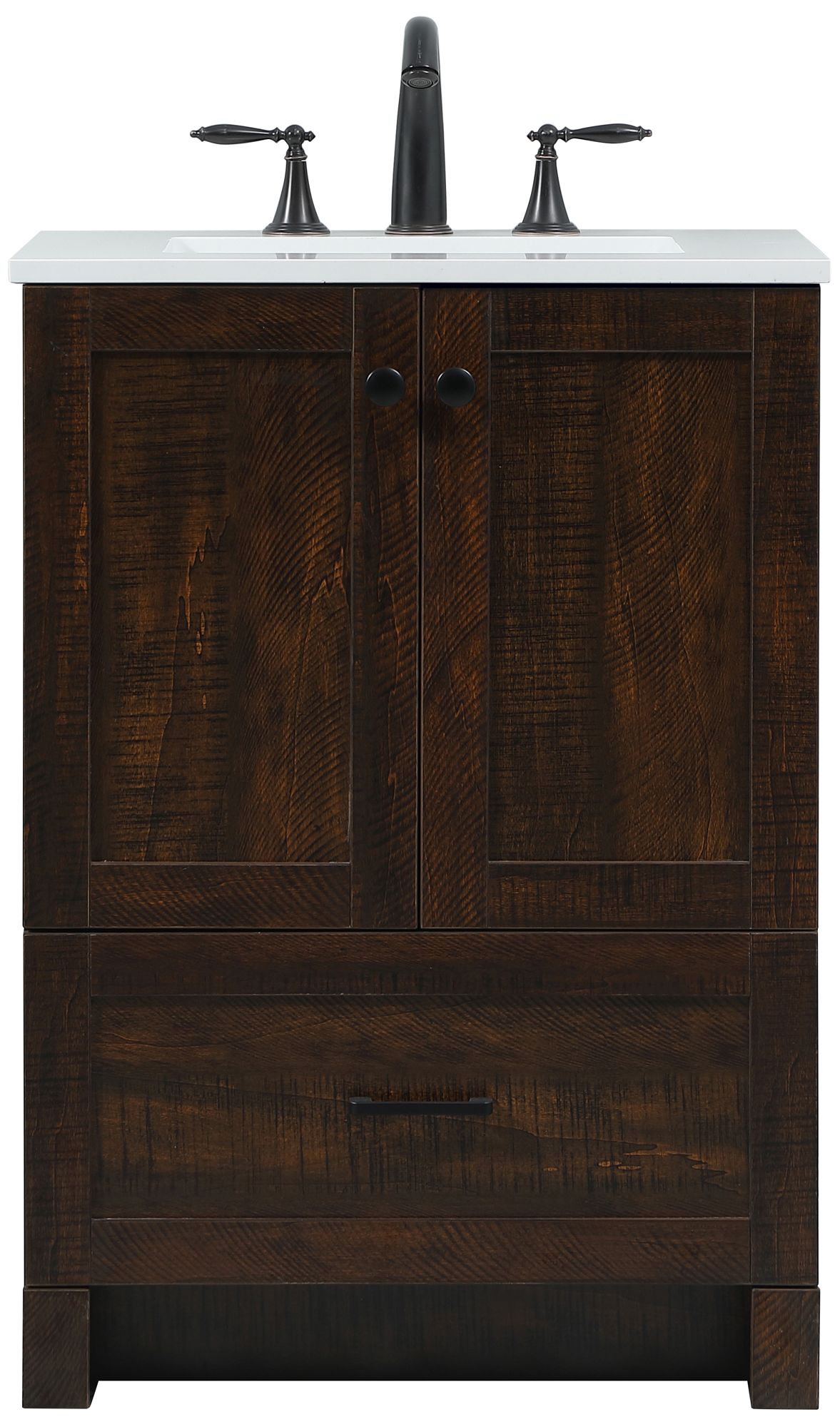 Image 2 Soma 24" Wide Expresso Single Sink Bathroom Vanity