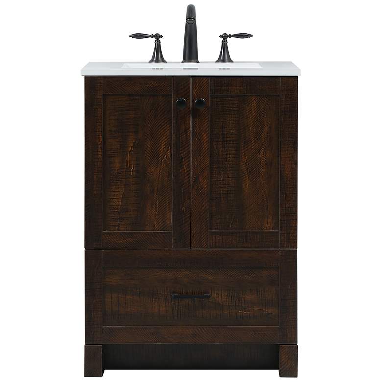Image 2 Soma 24" Wide Expresso Single Sink Bathroom Vanity