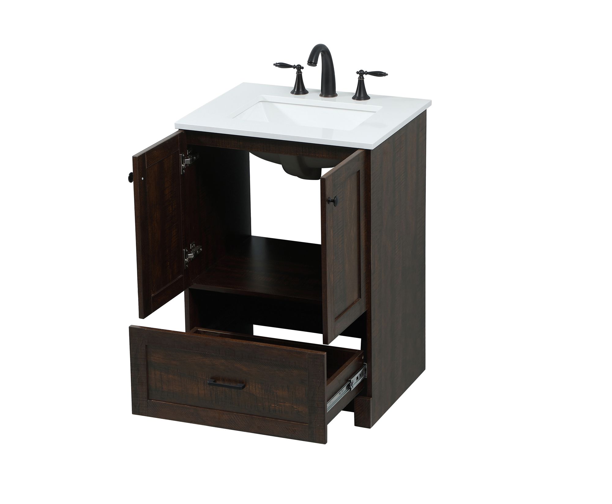 Image 5 Soma 24" Wide Expresso Single Sink Bathroom Vanity more views