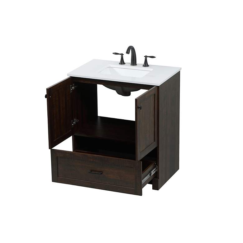 Image 5 Soma 30" Wide Expresso Single Sink Bathroom Vanity more views