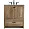 Soma 30" Wide White Natural Oak Single Sink Bathroom Vanity