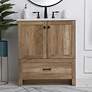 1_Soma 30" Wide White Natural Oak Single Sink Bathroom Vanity