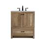 3_Soma 30" Wide White Natural Oak Single Sink Bathroom Vanity more views