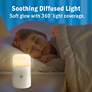 SomaGlo 4 1/4" High White Motion Sensor LED Night Light