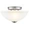 Someret 11" Wide Brushed Nickel Ceiling Light