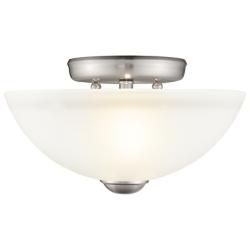 Someret 11" Wide Brushed Nickel Ceiling Light