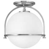 Somerset 11 1/2&quot;W Nickel Ceiling Light by Hinkley Lighting