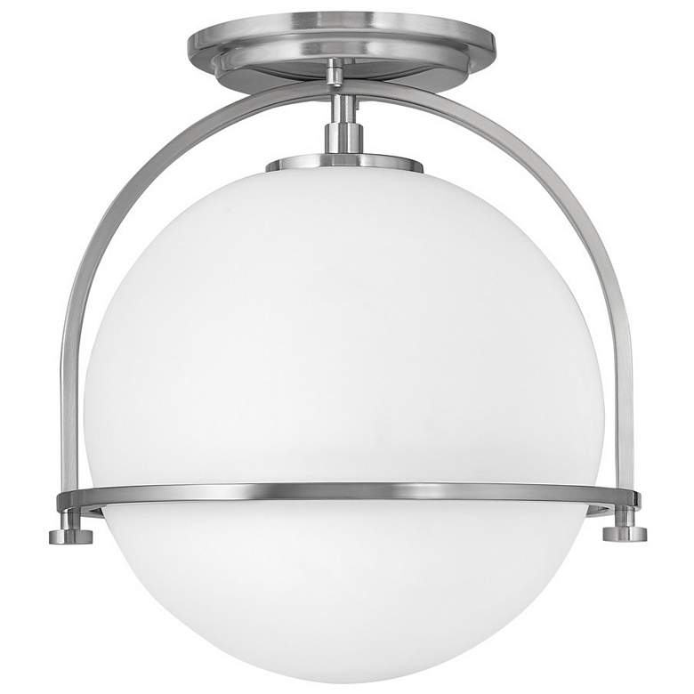 Image 1 Somerset 11 1/2 inchW Nickel Ceiling Light by Hinkley Lighting