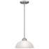 Somerset 11" Wide Brushed Nickel Dome Mini Pendant