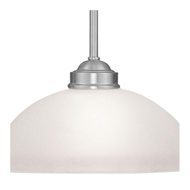 Image 4 Somerset 11" Wide Brushed Nickel Dome Mini Pendant more views