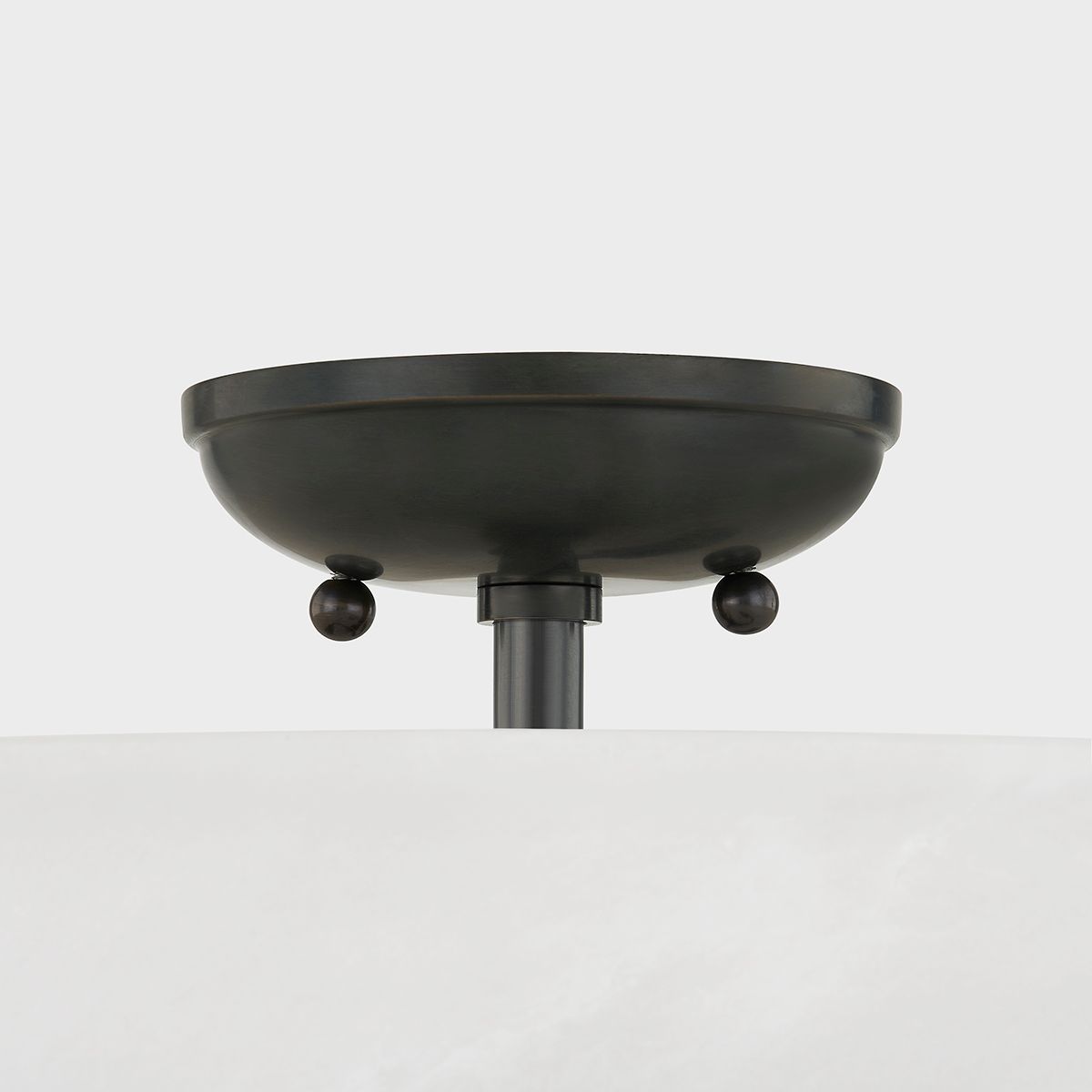 Image 3 Somerset 16" Wide Distressed Bronze Bowl Ceiling Light more views