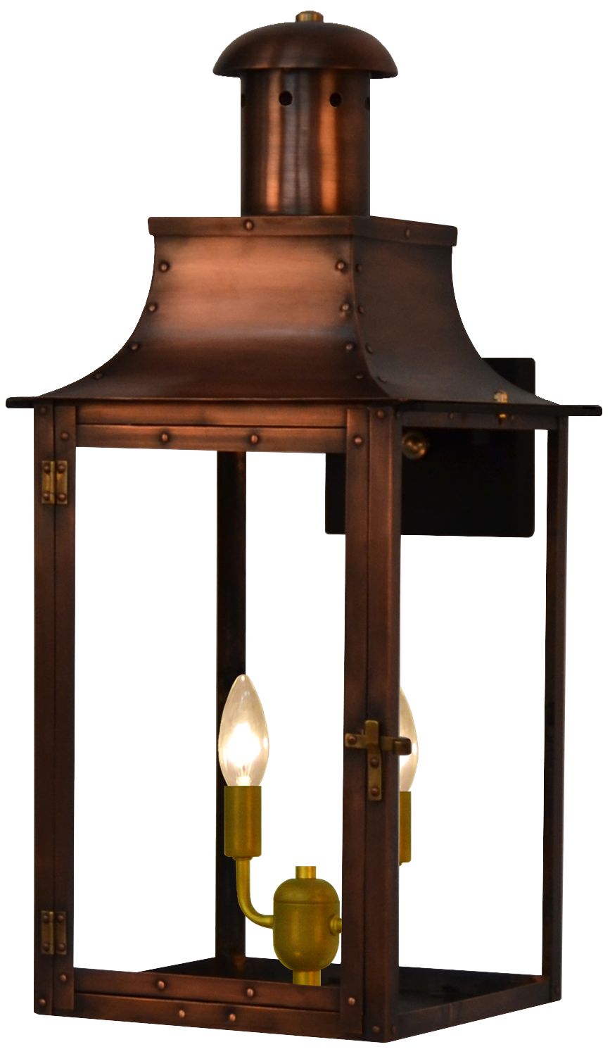 Image 3 Somerset 20" High Antique Copper 2-Light Outdoor Wall Light more views